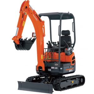 1.7t Excavator with Canopy (Tilt hitch available)