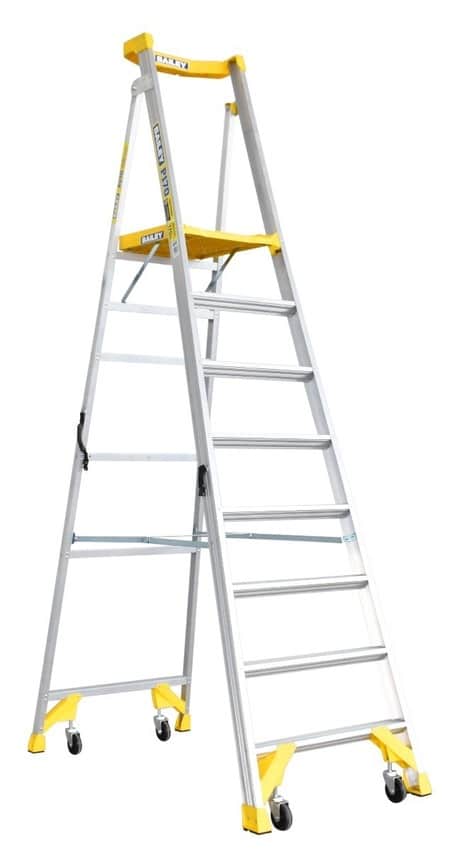 8ft Platform Ladder - Aluminium