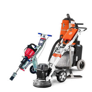 Tile remover and 280mm Floor Grinder Package including vacuum