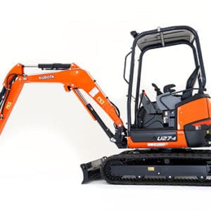 2.7t Excavator with Canopy Tilting quick hitch
