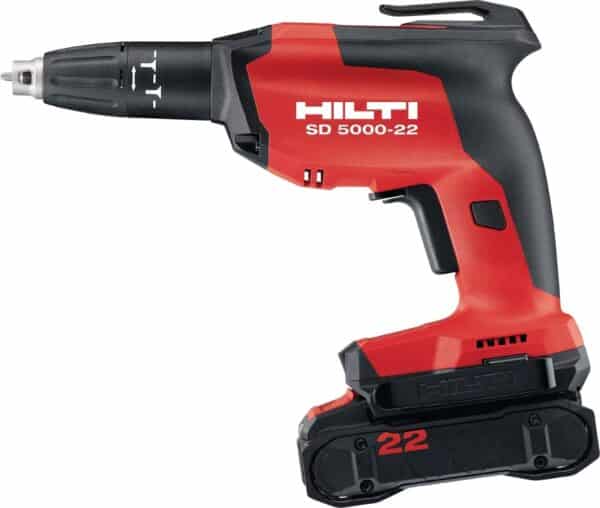 Hilti SD 5000-22 + SMD 57 Collated Screwdriver Kit – Fast, E]icient Drywall & Steel Framing