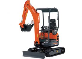 1.7t Excavator With Canopy (Tilt Hitch Available)