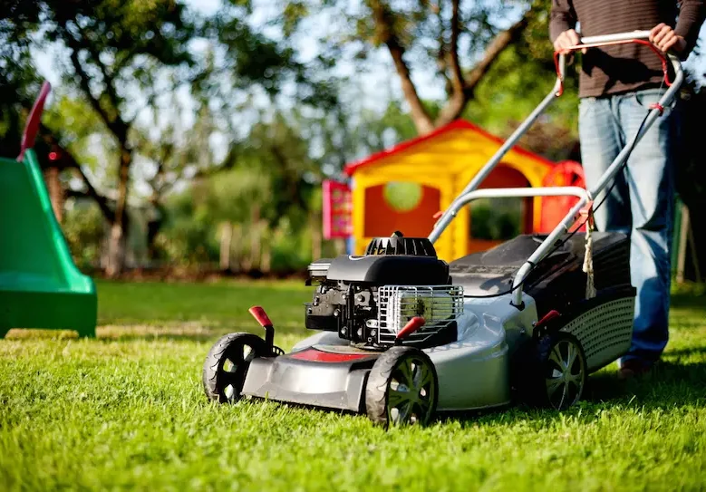 Petrol garden mower — Hire Pro Mudgeeraba