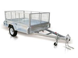 7"X5" Box trailer with 900mm cage