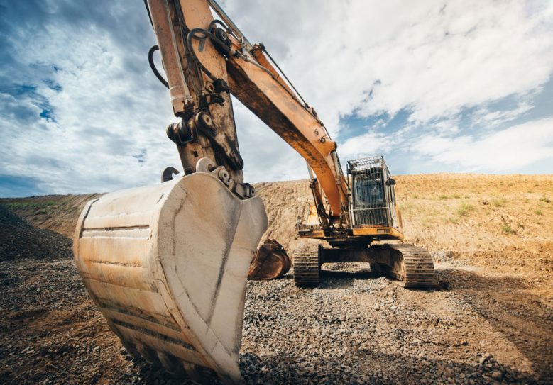 Closer Look Of An Excavator — Hire Pro In Mudgeeraba, QLD