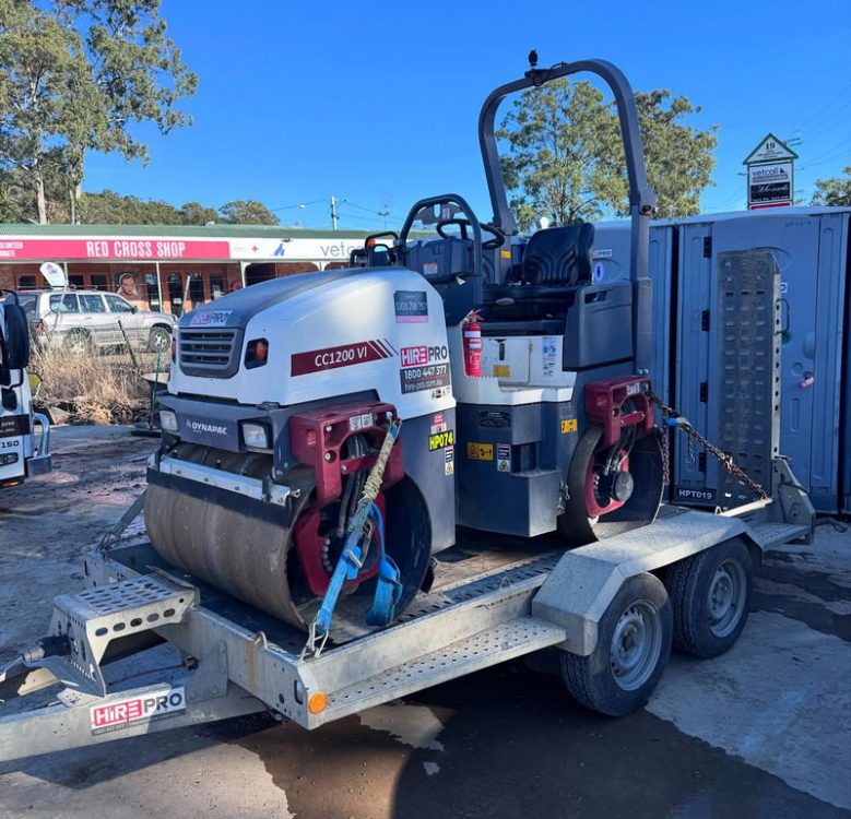 Machinery on A Trailer — Hire Pro In Mudgeeraba, QLD